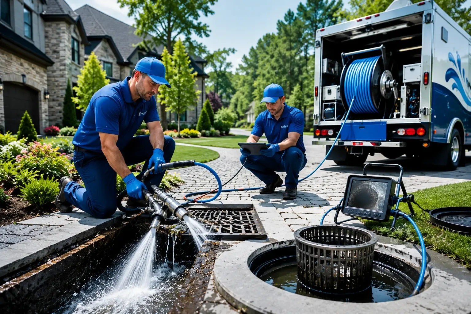 Local outdoor drain cleaning professionals in Hostetter, PA